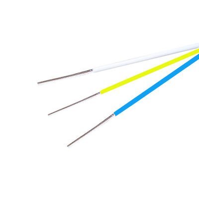 سلك عازل PFA من النحاس المطلي بالفضة عالي الحرارة مع أحجام AWG متعددة AC600V مقياس و 1-5 خيارات النواة
