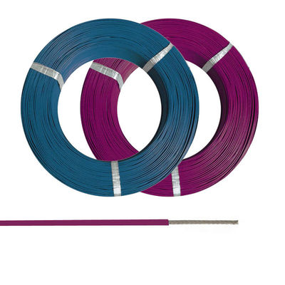 سلك عازل PFA من النحاس المطلي بالفضة عالي الحرارة مع أحجام AWG متعددة AC600V مقياس و 1-5 خيارات النواة