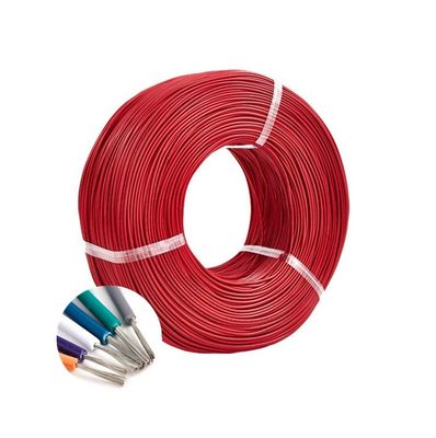 المقاومة الحرارية 600 فولت PFA معزول الأسلاك مع المصفاة الفضية الموصلة المتدلية في 16 18 26 مقياس