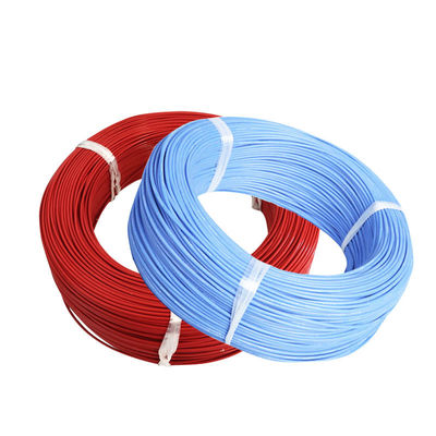 22AWG PFA سلك النحاس المقوى الفضية مع AC600V الجهد المسموح به لتطبيقات 1-5 النواة في 0.05-6mm2 الأحجام