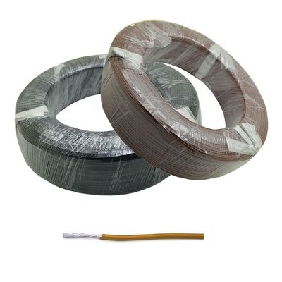 24awg 19/36 سلك النحاس الفضي المعزول مع مقاومة كيميائية و 9 ألوان متاحة