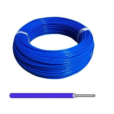 24awg 19/36 سلك النحاس الفضي المعزول مع مقاومة كيميائية و 9 ألوان متاحة