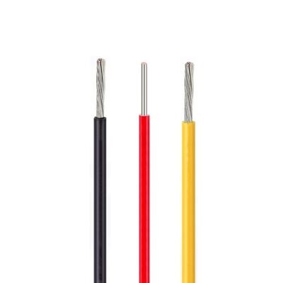 سلك نحاسي مُعلب بقياس 14-20 AWG مع مقاومة للإشعاع وجهد مقدر بـ 600 فولت، سلك تفزل معزول بـ ETFE