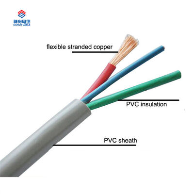 كابل كهربائي PVC 3 نواة 2.5 مم H05VV-F من مورد صيني